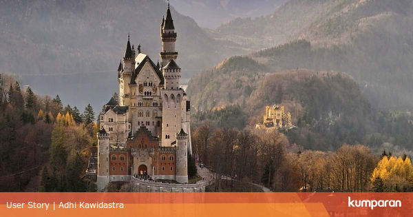 Kastil Neuschwanstein Inspirasi Dongeng Anak Karya Walt 